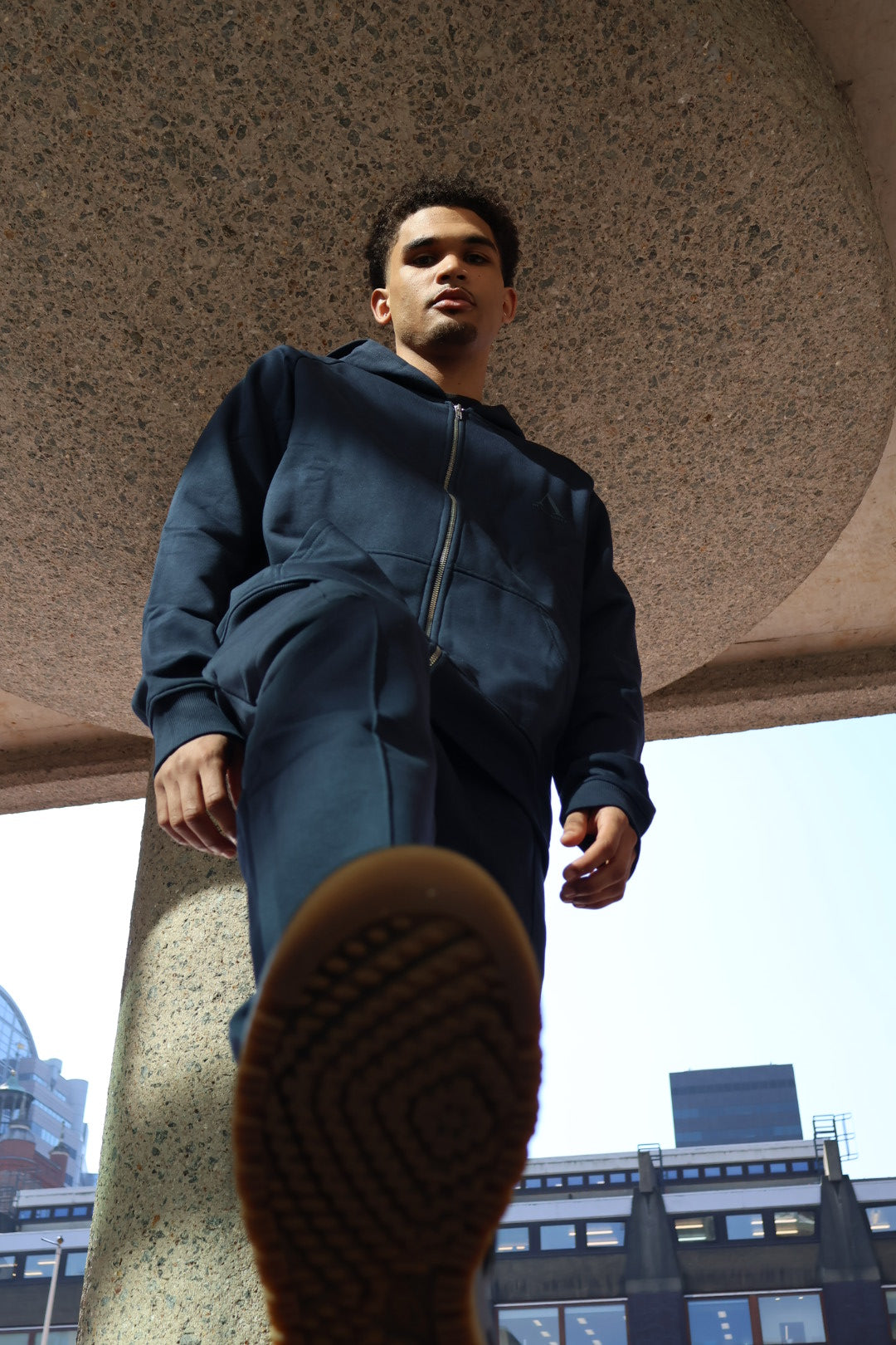 Zip-Up Tracksuit Hoodie: The Core Zip